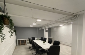 Sala ambientada para reuniones